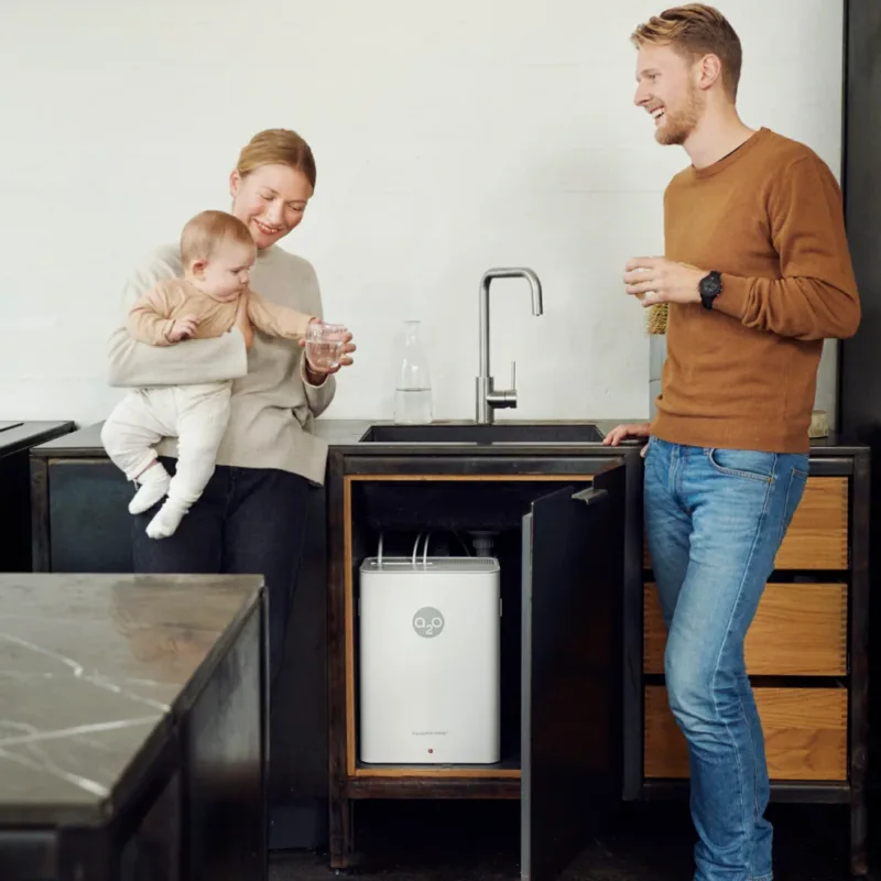 PFAS PFOS waterfilter RO Aquaporin onder gootsteen verborgen